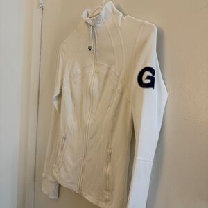 Lululemon Georgetown University White Define Jacket Size 4